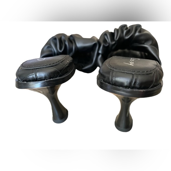 Circus by Sam Edelman Slade square toe ruffled Women's Heels Black Size‎ 5.5 M - Picture 5 of 11